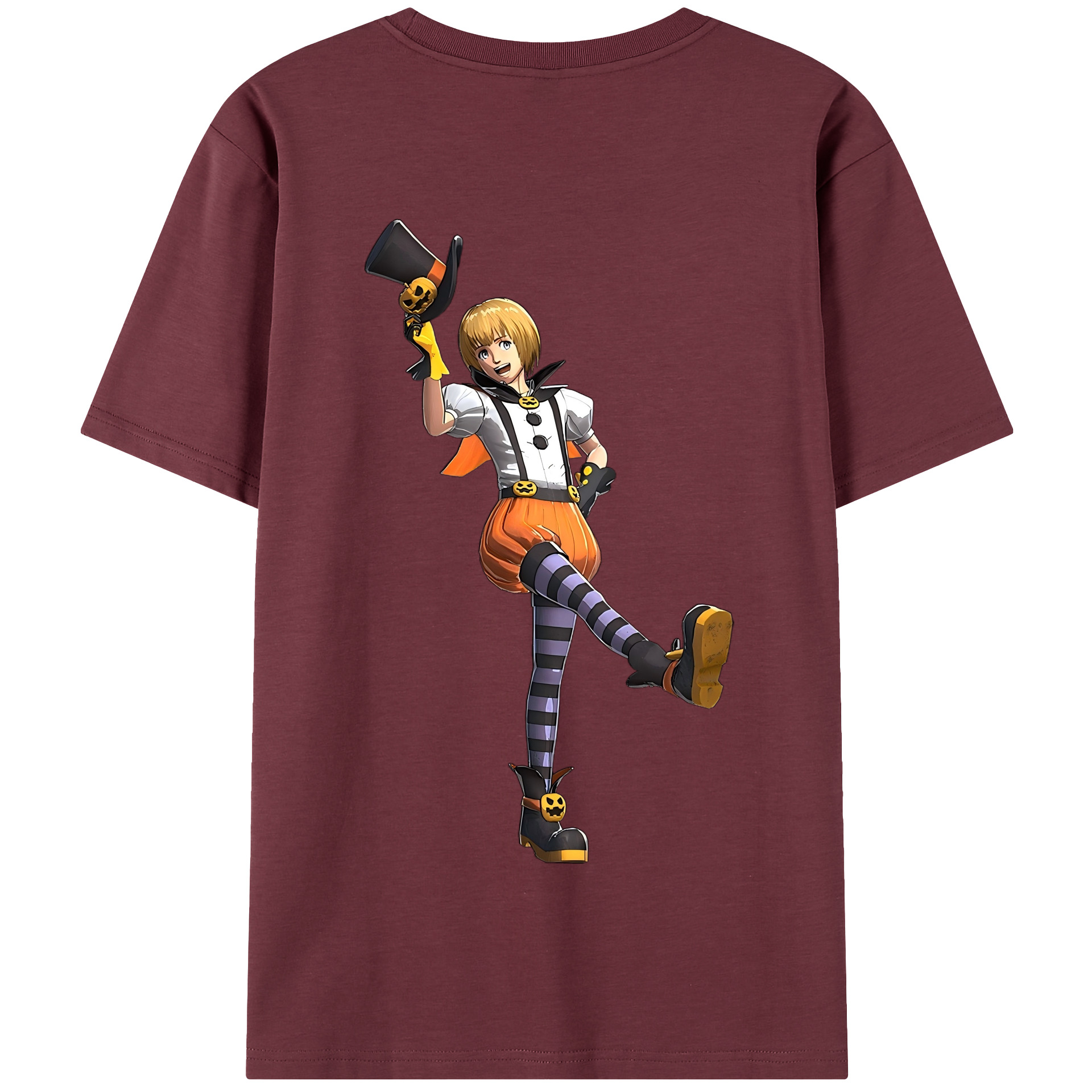 （画像用） 進撃の巨人 アルミン·アルレルト Attack on Titan Armin Arlert 綿100％半袖Tシャツ（背面プリント）